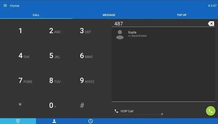 ActionVoip android App screenshot 3